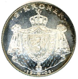 2 kroner Jubileum 1906. 0