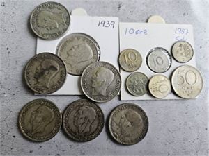 Sverige - Sølvlot.  40 gram sølv netto