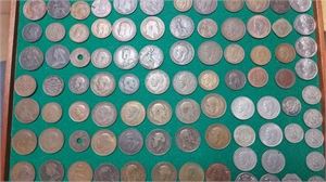 Stor samling England, Brittiska Indien, Indien samt övriga regioner. Flera olika valörer inklusive enstaka