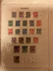 Indonesia Samling på albumark