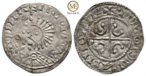 Penning Knut den mektige (1016-1035) Ørbæk, Danmark. Kv.01