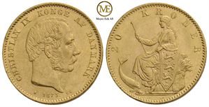 20 kroner 1873 Christian IX. Kv.0/01