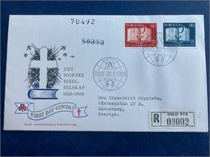 NK 575-75 Bibelselskap FDC
