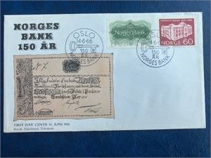 NK 577-78 Norges Bank FDC