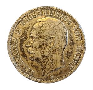 TYSKA KEJSARDÖMET, FRIEDRICH II 3 Mark 1912, fläckig 16.67gr 0.900 silver, oputsat. (Kv. 1)