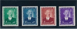 Nk 350-53 xx. Haakon kronemerker postfrisk serie (Hk 760)