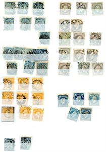 Norske dubletter til 1960 i 7 innstikkbøker.