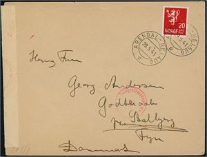 Noen brev fra ca 1920 til 1960 i album. Bl.a. noen stempler fra reisende posteekspedisjoner (tog) fra Sør_Norge.