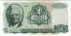 50 kroner 1969 C0863767 Kv.0