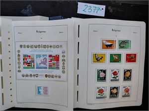 BULGARIA xx/o samling i falleferdig LT album med lommer 1985-95. Ikke komplett på noen måte med inkl noen bedre miniark blant annet