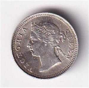 Straits Settlements 5 Cents - 1897