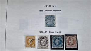 Tre Facitalbum med samlingar Norge, Danmark och Finland. Bäst är Norge med bland annat flera skillingar,