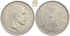 2 kroner 1908 Haakon VII. Kv.0/01