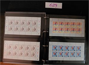 BRD xx/o rundt 90 Kleinbogen 1990-tallet i perm. Litt dublisert, noe annet følger med