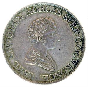 1 Speciedaler 1835. Et ørlite kanthakk nede på reversen. 17, NM 13A. 1+/01