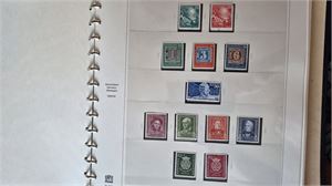 TYSKLAND BRD samling 1949-1969 i SAFE album, flera serier samlade både postfriskt och stämplat, några