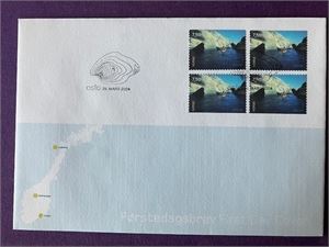 FDC 26.3.2004 - EUROPA  "Firblokker" på 3 konv.