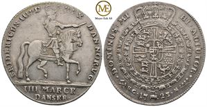 4 mark 1723 Frederik IV. Kv.1+