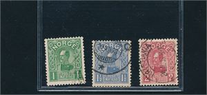 Nk 93-95 o. Kronemerker Haakon, pene merker