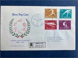 NK 492-95 Idrett FDC