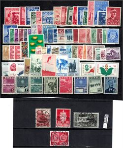 Diverse postfriske merker. Medfølger noen pene stempler på annen plansje