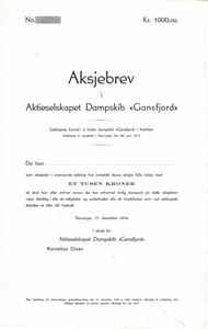 Gansfjord Dampskipet