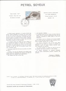 TAAF-FRANSK ANTARKTIS o merker/miniark 1980-2015 montert og stemplet på ark med utfyllende info på fransk om utgavene. Ikke komplett, men i alt ca 375 ark + noen dubletter. Få med kvalitetsanmerkninger (€ ca 1500 for merker/miniark, dubletter ikke medregnet). Vekt 4,5 kilo