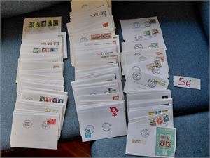 DANMARK-FDC Masse FDC 60-80-tallet. Noen få Grønland, vekt 1,7 kilo