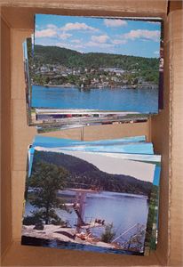 Kortlot TELEMARK. Ca 275 storformat fargekort. Mye UB. God kvalitet