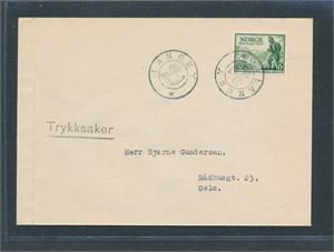 HORDALAND Brev med kph "LANGØY" (Grad 7)