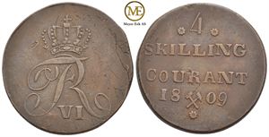 4 skilling 1809 Frederik VI. Kv.1+