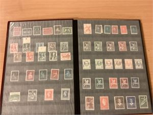 Nederland Postfriske merker 1945-1977 i Leuchtturm instikksbok