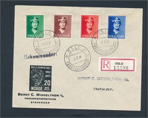 FDC Nk 225-28 Maud på Middelthon-konvolutt (Hk 700)