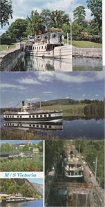 Båtkort 20 stk. Mange Viktoria og Telemarkskanalen