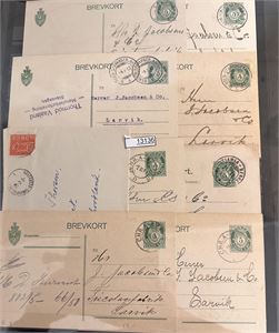 REISENDE Stempler på brev og brevkort, flere pene
