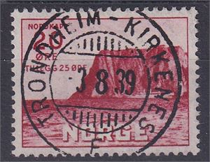 NK 223, Trondheim - Kirkenes F 3-8-39 lux på 20ø