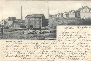 Hurum, Hilsen fra Tofte, todelt motiv st. Tofte i Hurum 12-II-04