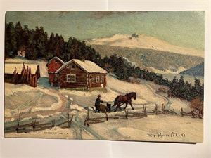 Kartongkort md julemotiv