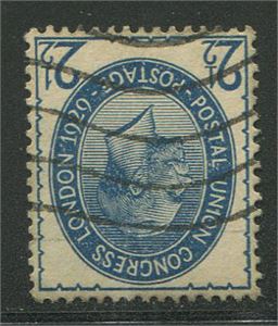 1929 2,5 pence blue SG437Wi watermark inverted