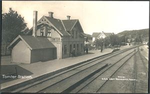 Tomter Station. Ikke sendt. K-1