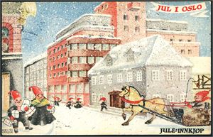 Nisser. Ca 170 kort i småformat. Flere signerte. Fra eldre til noen nyere.