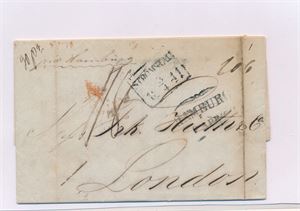 Brev fra Christiania 2. apr 1841 til London