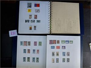 MOTIV: CEPT o egenmontert samling 1956-93 i 2 Safe permer inkl Luxembourg 1956-57 og Liechtenstein 1960