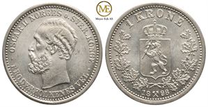 1 krone 1898 Oscar II. Kv.0