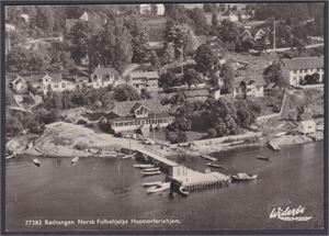 Rødtangen, Norsk Folkehjelps Husmorferiehjem (Widerøe, 77383) s/h storf. St. 1956