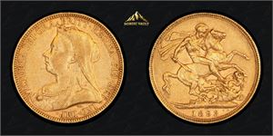 1 sovereign 1893