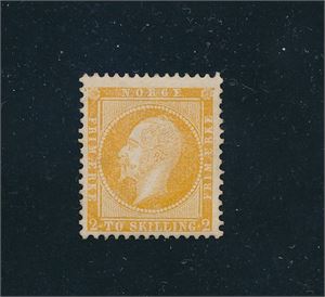 Nk 2 (x). 2sk Oscar uten lim. Kopi av attest FCM 1977. Merket kjøpt fra Samlerhuset for ukjent sum