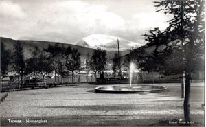 Postkort. Tromsø Nansenplass
