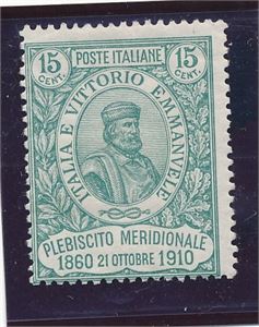 ITALIA x Mi 98, 1910 Avstemning (€ 220)