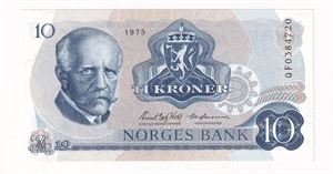 10 kroner 1975 QF erstatning